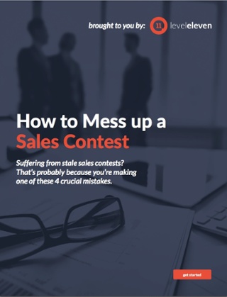 How to Mess Up a Sales Contest [Free eBook]