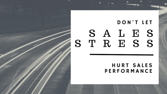 stress sales performance